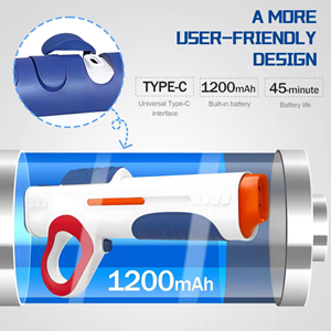 تفنگ اسباب بازی آب پاش شارژی 40 سانتی مدل Electric Water Gun M37B_اسباب بازی